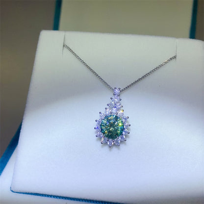 Women's Moissanite Full Diamond Necklace