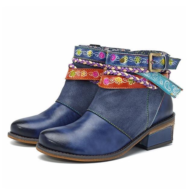 Yauvana Azul Ankle Boots