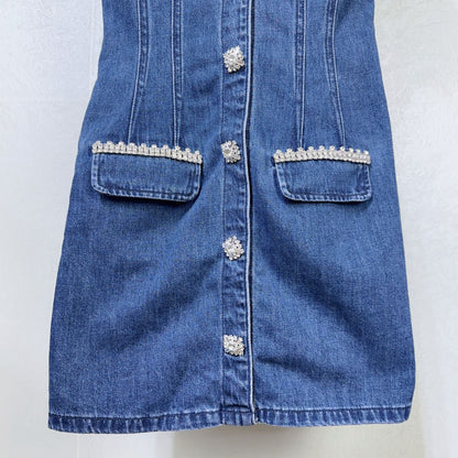 Women's Fashion Personalized Washed Denim Dress