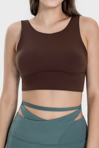 Soutien-gorge actif dos nu à larges bretelles