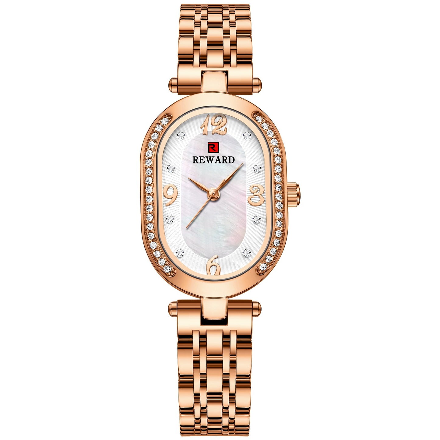 Elegante Reloj De Señora Con Diamantes