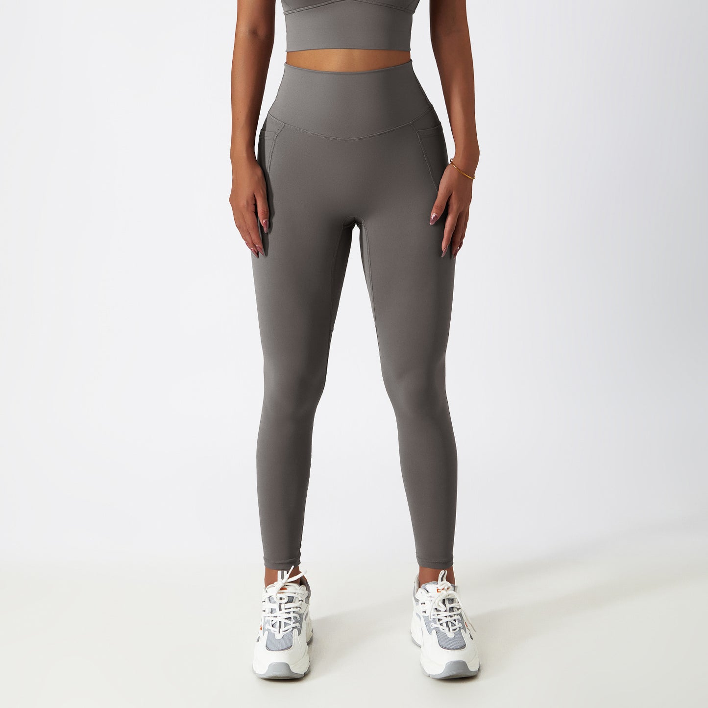 Pantalon de Fitness Slim taille haute à séchage rapide pour femmes