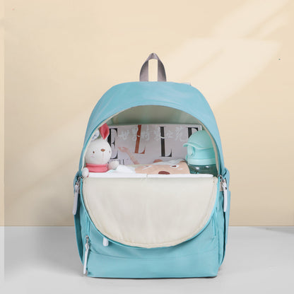 Sac à double épaule multifonctionnel imperméable pour mère et bébé, couleur vive