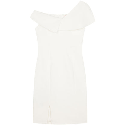 Robe blanche fendue