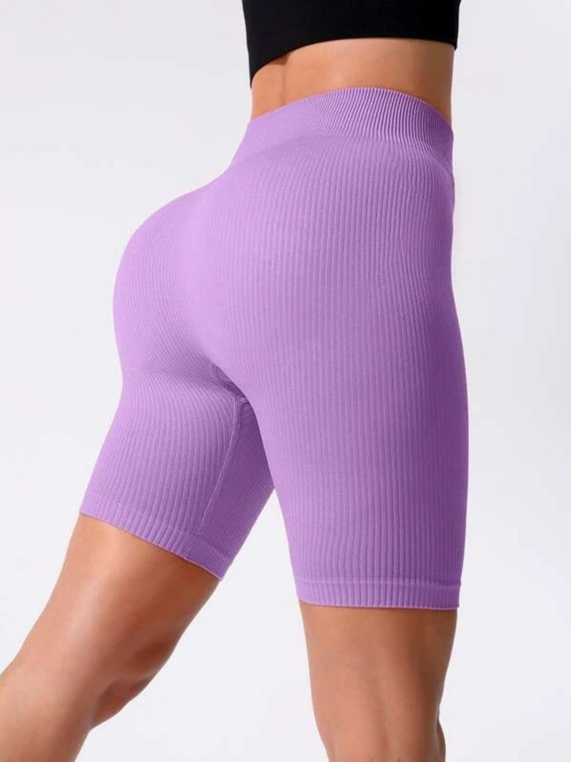 High Waist Active Shorts