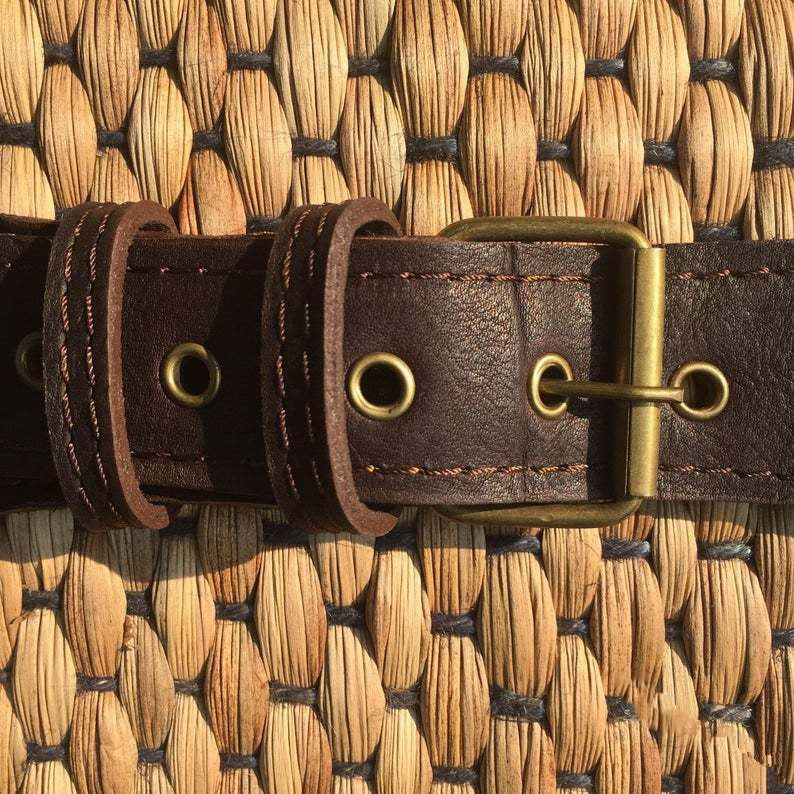 Portefeuille ceinture en cuir vintage