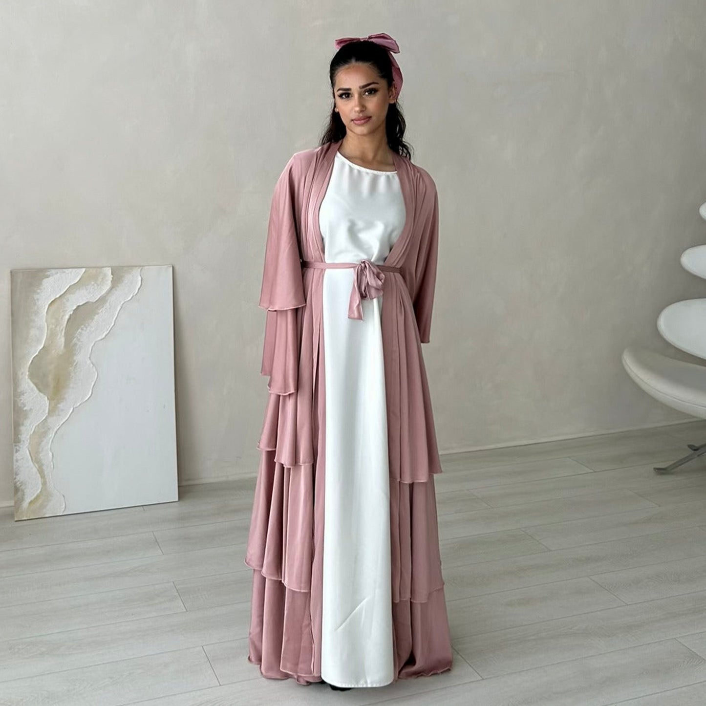 Dubai Middle East Turkey Dubai Exquisite Elegant Cardigan Robe