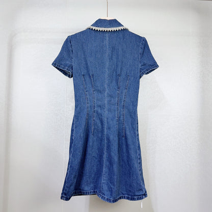 Women's Fashion Personalized Washed Denim Dress