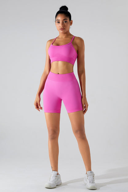 Crisscross Spaghetti Strap Active Cami