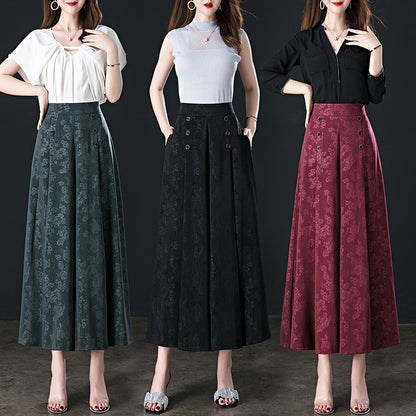 Women's Wide-leg Pants Summer Thin Loose High Waist