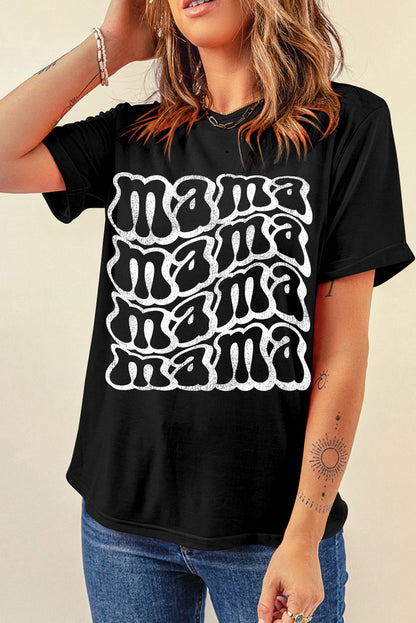 MAMA Camiseta Manga Corta Cuello Redondo