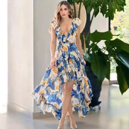 Women's Casual Fashion Printed Dress