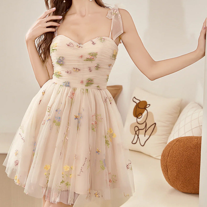 Women's Fashion Elegant Dress Suspender Dress