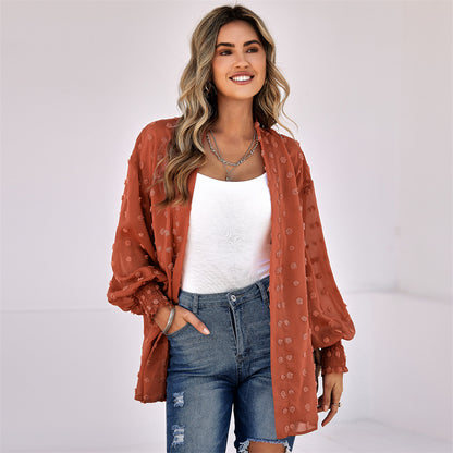 Casual Beach Shawl Cardigan Chiffon Top