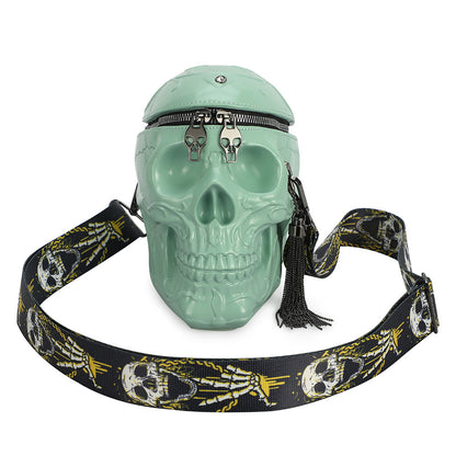 Skull shoulder bag