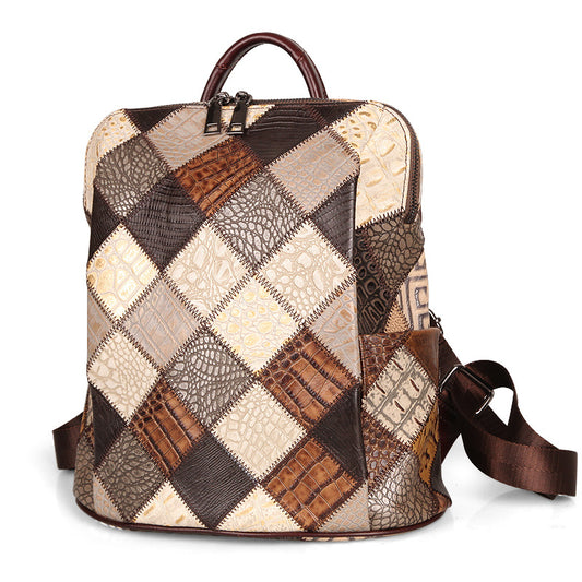 Mochila Retro Cobbler Legend, bandoleras de piel auténtica para mujer