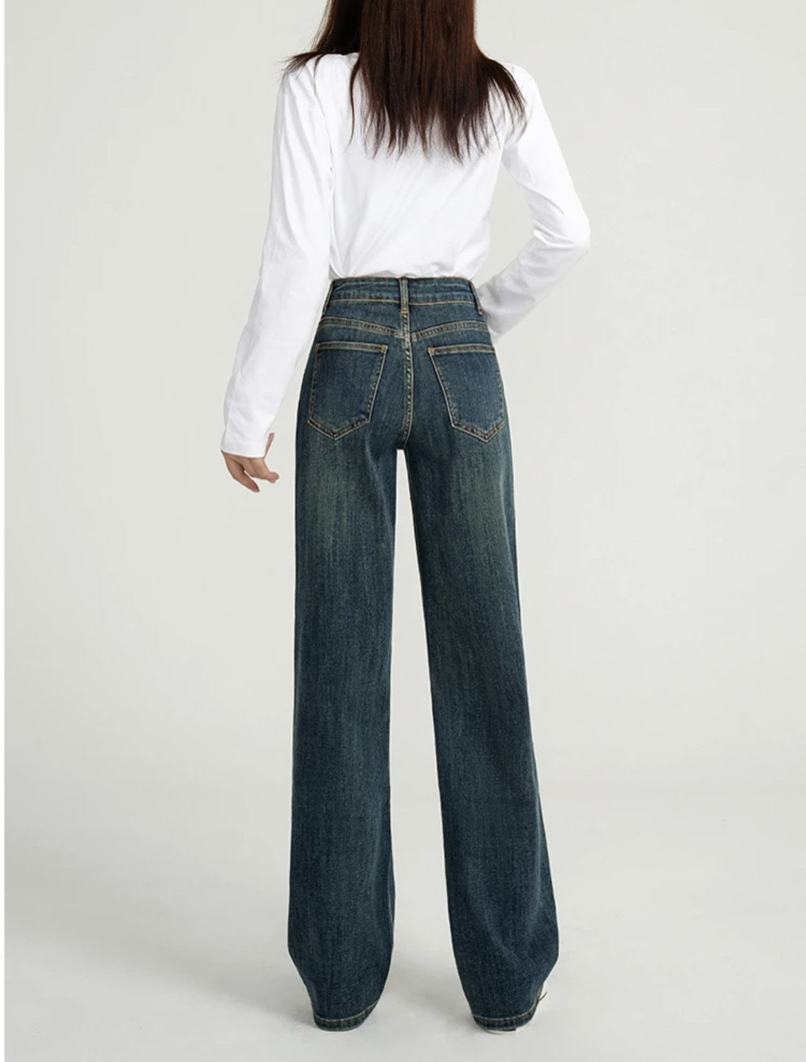 Pantalones vaqueros casuales de moda para mujer