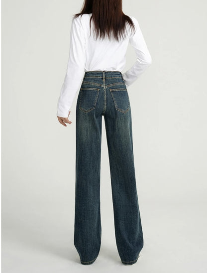 Pantalones vaqueros casuales de moda para mujer