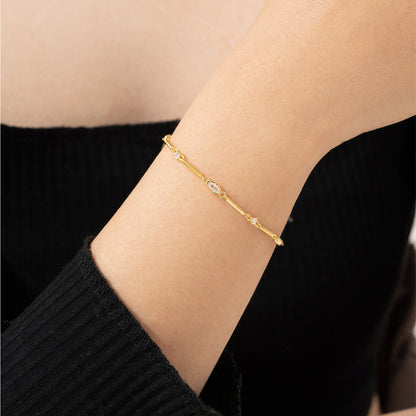 Pulsera de plata de ley S925 de moda para mujer