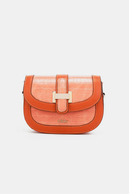 Nicole Lee USA Bolso bandolera con relieve de cocodrilo