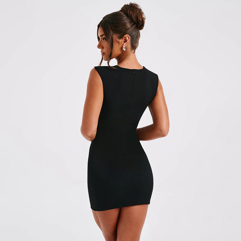 Vestido tipo chaleco elegante de moda para mujer