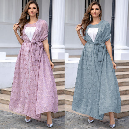 European And American Ladies Two-piece Set Dress