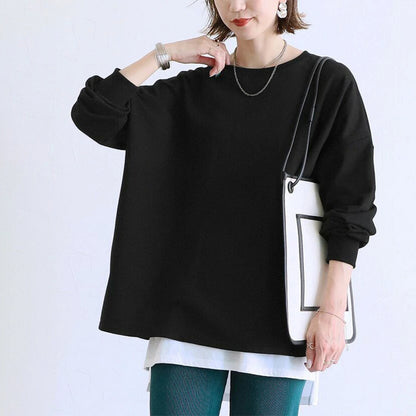 Women's Striped Sweater Loose Cotton