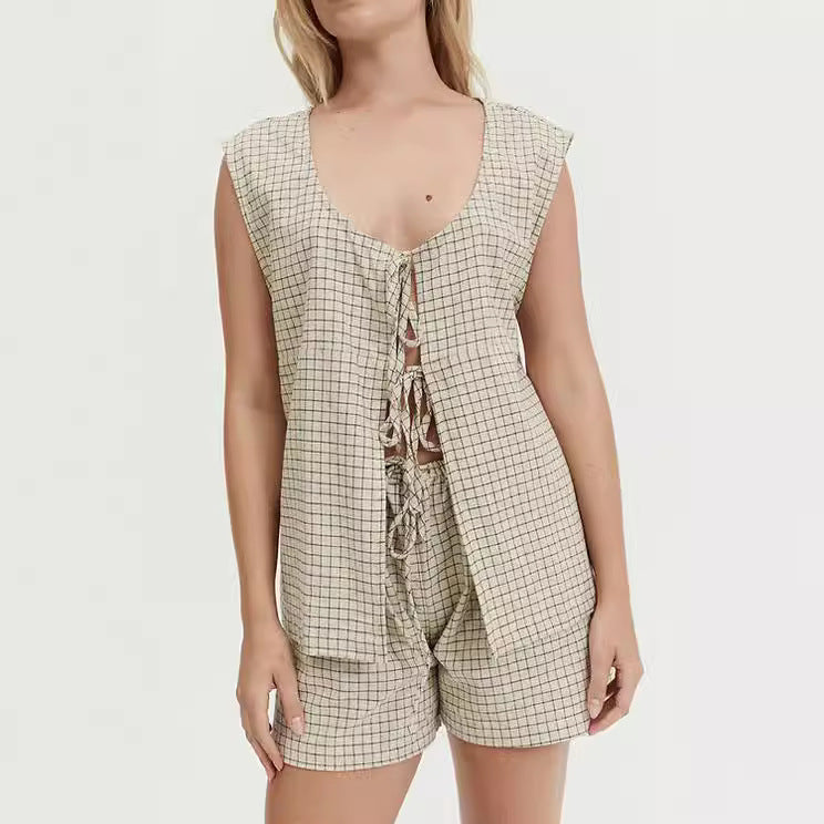 Women's Fashion Shorts Suit Beach Suit Suit