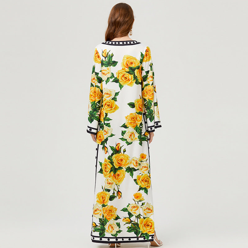 Robe de vacances bohème ample pour femmes