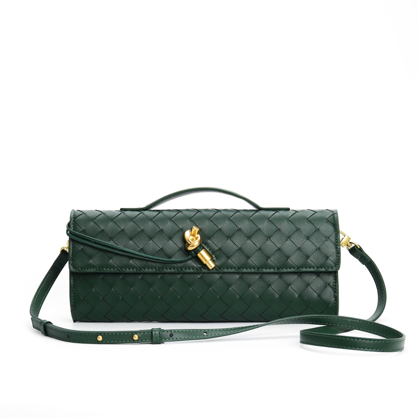 Woven Bag Shoulder Fashion Clutch Crossbody Bag