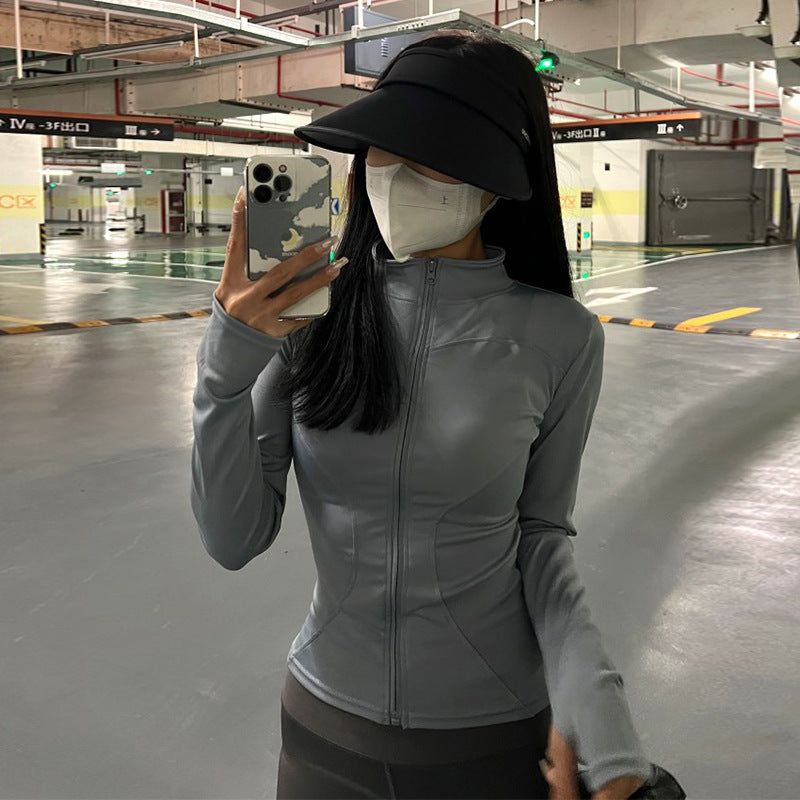 Manteau de sport de yoga avec protection solaire d'été pour femmes