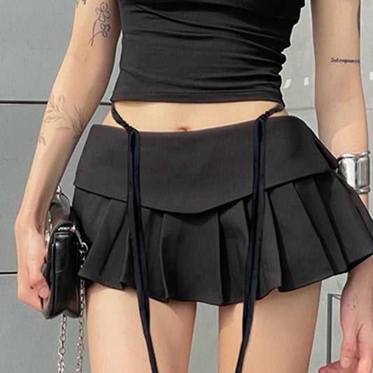 Girly Style All-match Low Waist Skirt