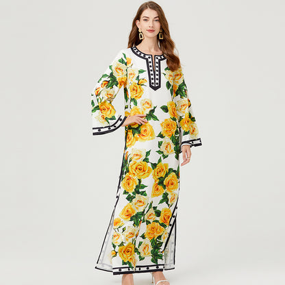 Robe de vacances bohème ample pour femmes