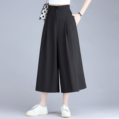 Simple Loose High Waist Straight Casual Pants