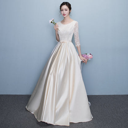 Elegant Slimming Elegant Generous Long Dress