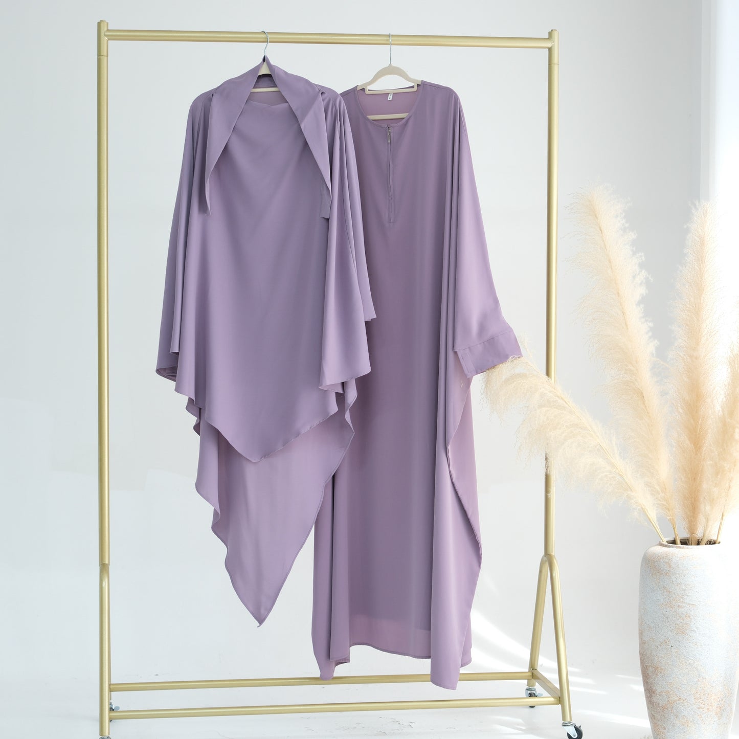 Women's Crew-neck Batwing Sleeve Robe