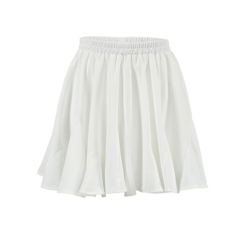 Women's High Waist Skirt Design Ruffled