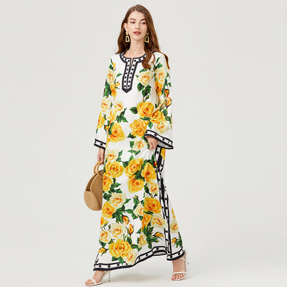 Robe de vacances bohème ample pour femmes