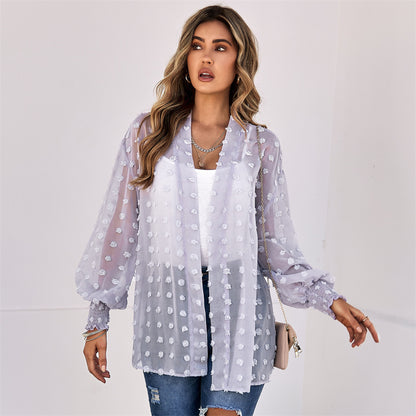 Casual Beach Shawl Cardigan Chiffon Top