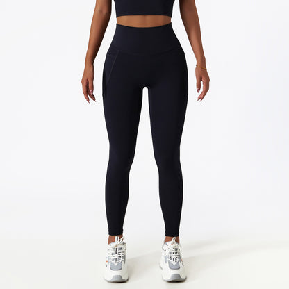 Pantalon de Fitness Slim taille haute à séchage rapide pour femmes