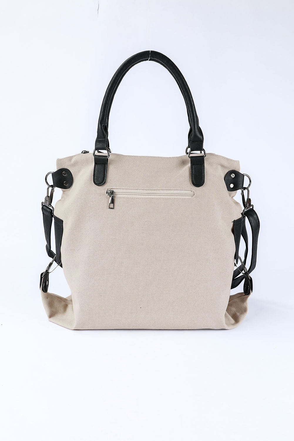 Sac fourre-tout en toile beige décontracté avec étoile à cinq branches