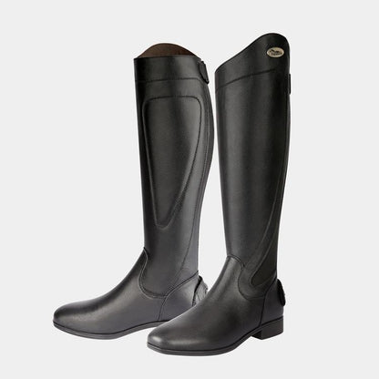 Fournitures de bottes équestres en peau de vache noire