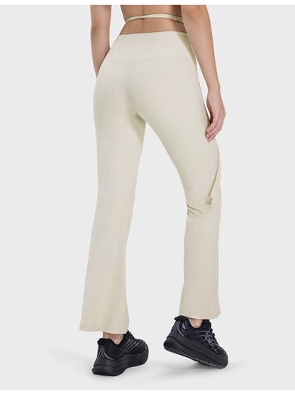 Pantalon actif noué à taille mi-haute