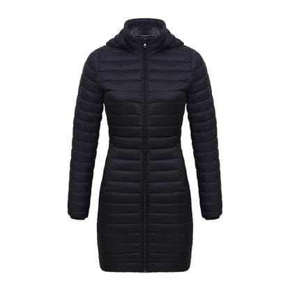 Women's Lightweight Mid-length Slim-fit Cotton-padded Jacket