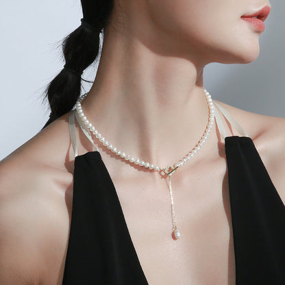 Collier de perles d'eau douce pour femmes, pendentif à la mode, nouveau Design 2024