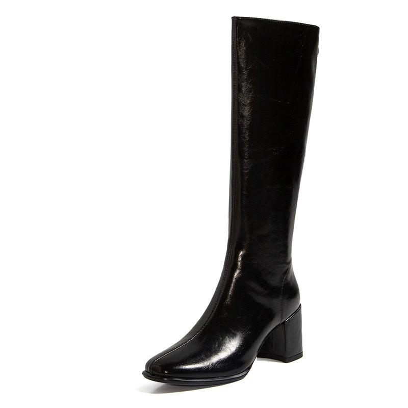 Women's Simple All Match Genuine Leather Boots