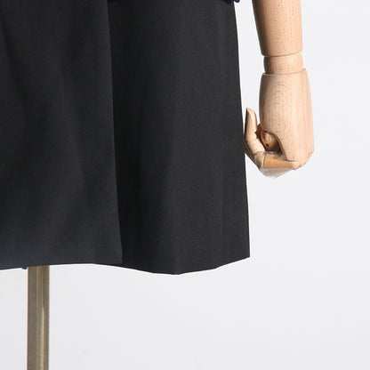 Robe de costume de Style minoritaire français pour femmes, col sans manches, droit, dos nu, taille, couture avec nœud, nouvelle collection printemps 2024