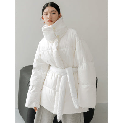 Veste décontractée simple en duvet de canard blanc