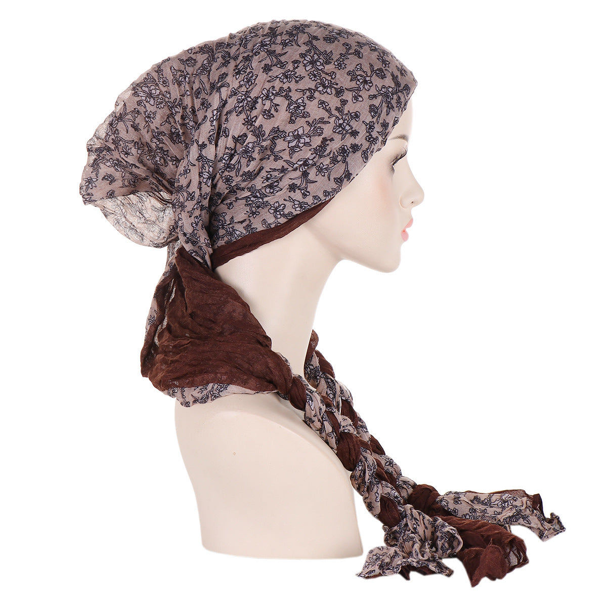 Écharpe bandana tressée à la main Tam-o'-shanter pour femme