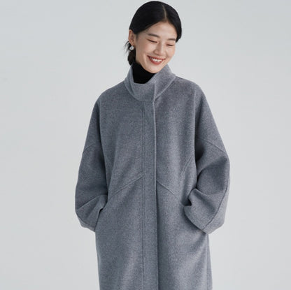 Women's Woolen Overcoat Long Coat